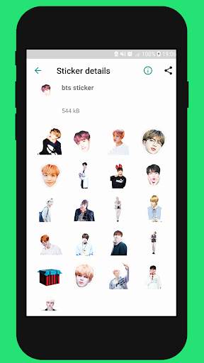 WAStickerApps -BTS kpop Stickers for Whatsapp screenshot 2