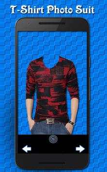 Men T-Shirt Photo Suit screenshot 6