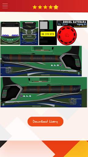 Livery Bussid SHD ALS screenshot 3