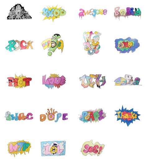 Graffiti Emoji Sticker screenshot 6