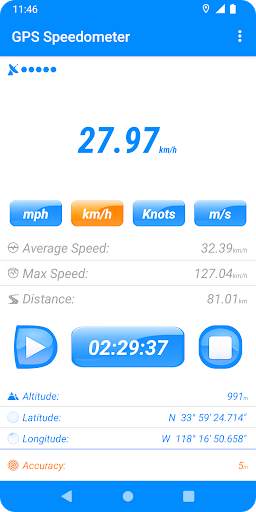 GPS Speedometer - Offline screenshot 1