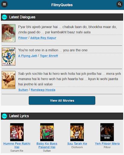 Bollywood Dialogues & Lyrics screenshot 10