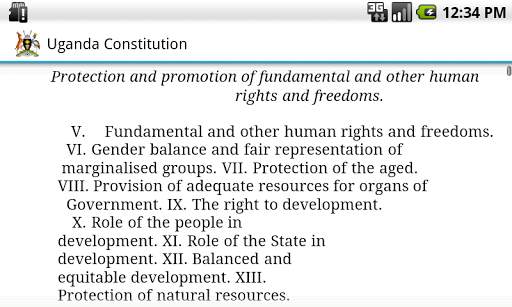 Uganda Constitution screenshot 7
