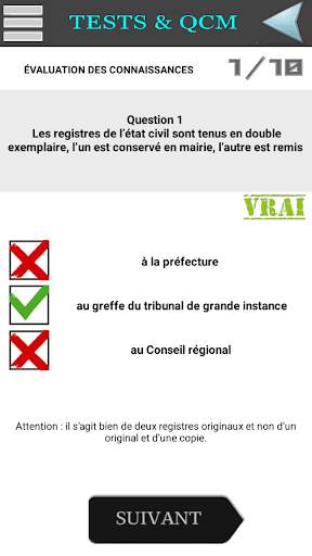 QCM DE DROIT CIVIL POUR CONCOURS A & B screenshot 4