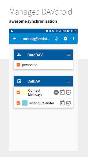 Managed DAVx⁵ – CalDAV/CardDAV for Organizations screenshot 3