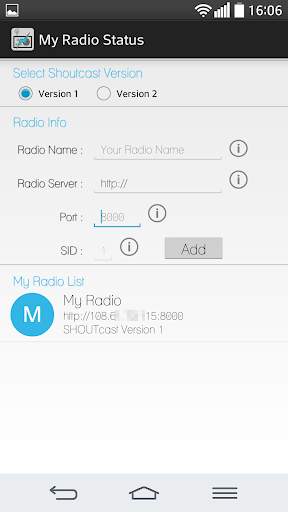 ShoutCast Server Status screenshot 4