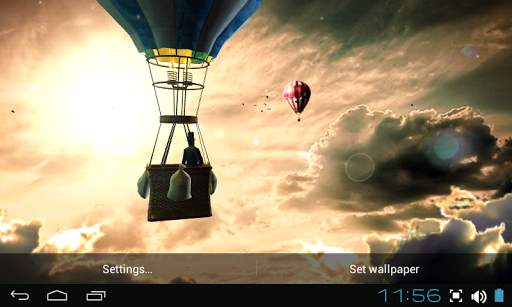 Hot Air Balloon 3d Wallpaper screenshot 6