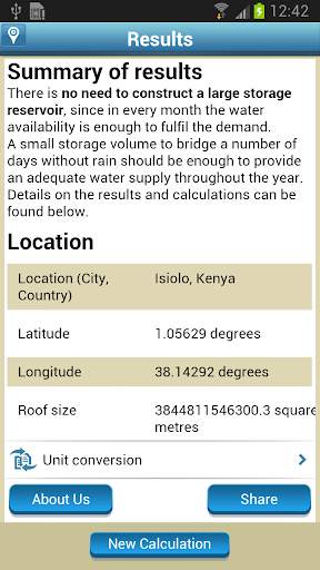 Rainwater Harvesting Tool screenshot 5