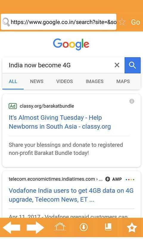 4G Internet Browser - High Speed Browser 4G screenshot 4
