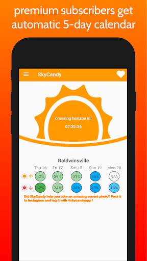SkyCandy - Sunset Forecast App screenshot 3