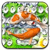 Live Koi Fish Keyboard Theme 10001002