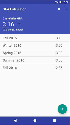 GPA Calculator screenshot 1