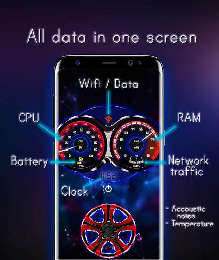Car Dashboard Live Wallpaper II screenshot 1