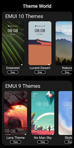 Theme World for EMUI screenshot 1