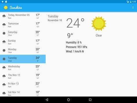 Sunshine Weather screenshot 6