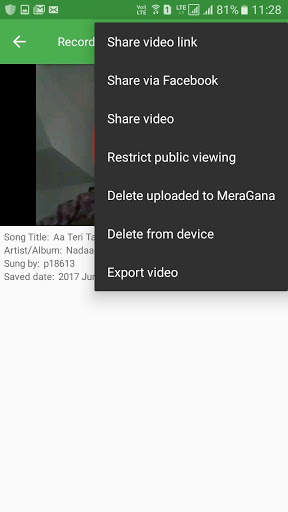 MeraGana Karaoke - recording, sharing and download screenshot 3