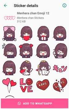 Menhera chan Stickers screenshot 4