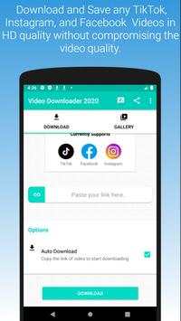 Video Downloader for Social Media 2020 screenshot 1