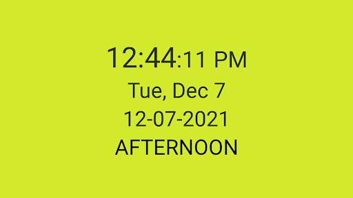 Digital Clock : Bed/Desk Clock screenshot 3