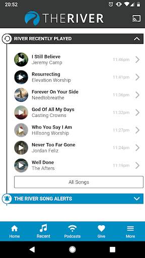 104.9 the River Mobile App screenshot 2