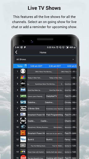 ViewChat - Live Chat for TV Shows screenshot 1
