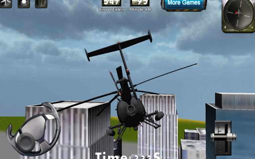 Helikopter 3D flight simulator screenshot 1