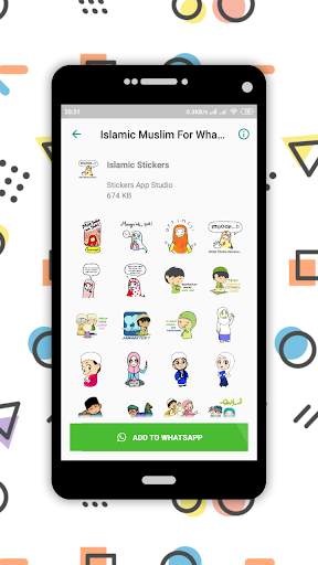 Islamic Muslim Stickers For Whatsapp screenshot 5