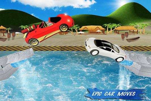 Water Slide Sports Cars Extreme Stunts screenshot 2