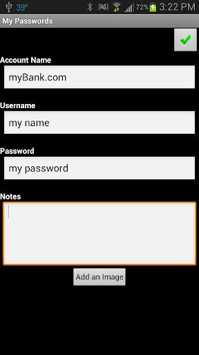 My Passwords screenshot 3