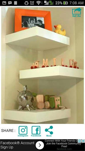 Wall Shelf Decorating Ideas screenshot 8