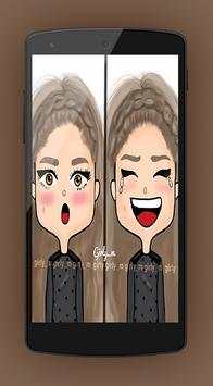 Cute Girly M Picture Wallpaper screenshot 3