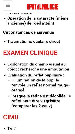 Ophtalmologie screenshot 7