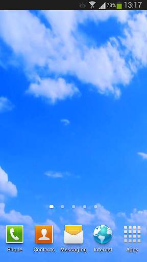 Blue Sky Live Wallpaper HD 3 screenshot 8