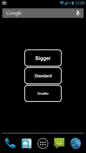 Big Font Widget 2 تصوير الشاشة