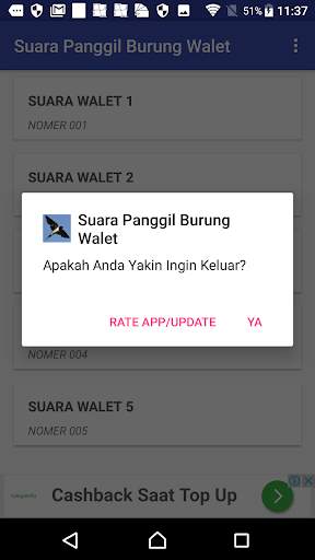 Suara Panggil Burung Walet screenshot 7