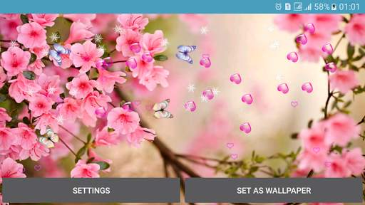 Flower Spring Live Wallpapers screenshot 6