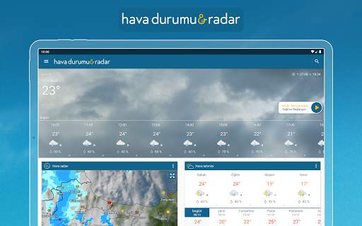 Hava durumu & Radar - Türkiye screenshot 19