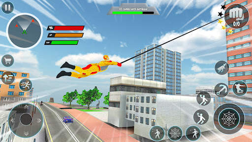 Police Robot Rope Hero Game 3d screenshot 3