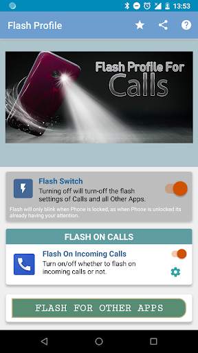 Flash Profile For Calls screenshot 1