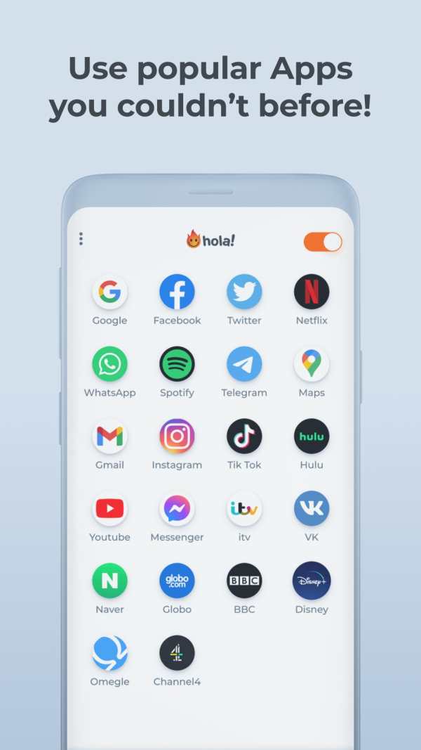 Hola Free VPN Proxy Unblocker screenshot 1