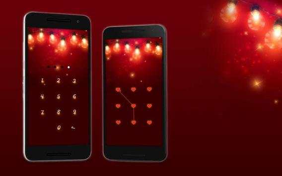 Green Applock Theme Red screenshot 1