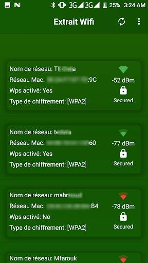 Extrait WiFi screenshot 3