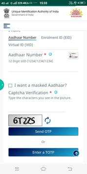 Adhar download screenshot 2