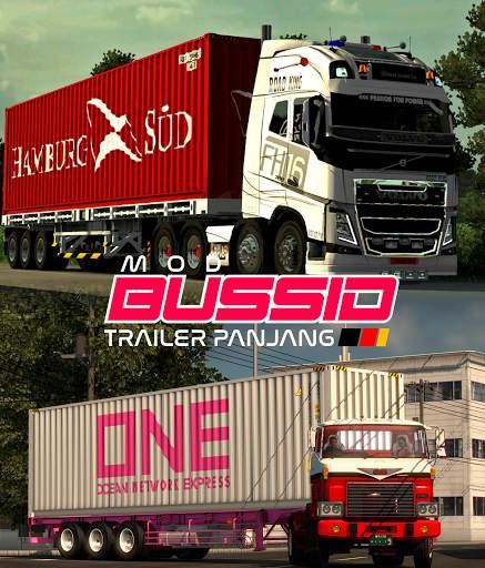 Mod Bussid Trailer Panjang screenshot 1