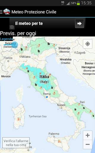 Allarme Meteo IT screenshot 4
