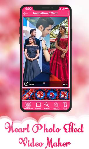 Heart Photo Effect Video Maker : Love Video Maker скриншот 3
