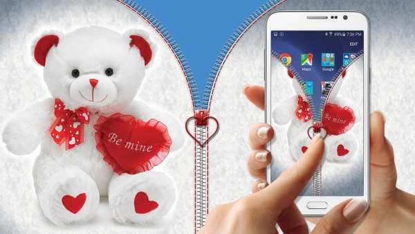 Teddy Bear Zipper Lock screenshot 1