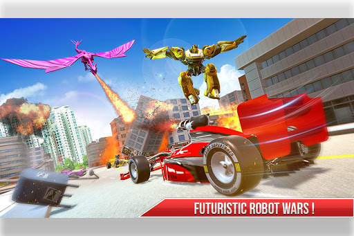 Flying Dragon - Car Robot Game screenshot 4