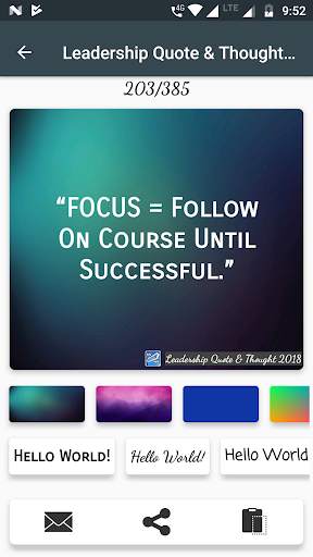 Leadership Quotes & Thoughts Maker screenshot 12