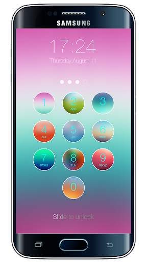 Colorful Keypad Lock Screen screenshot 6
